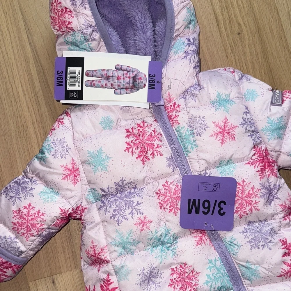Spyder Pink and Purple Kids One Piece